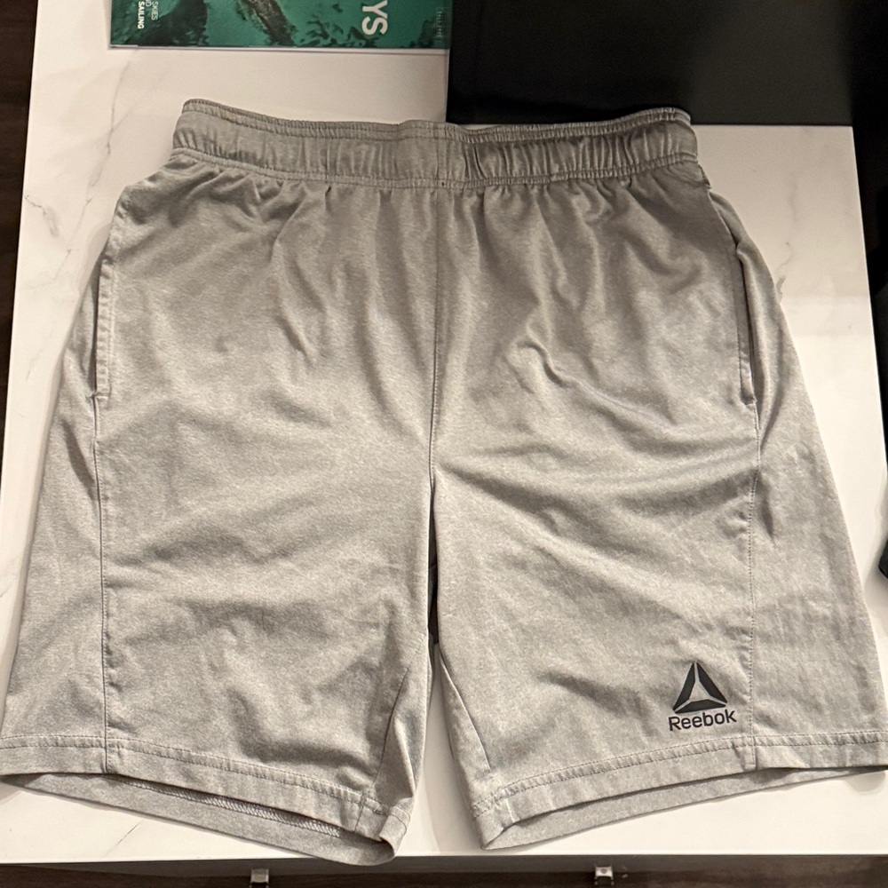 Reebok Men's Athletic Light Gray Shorts